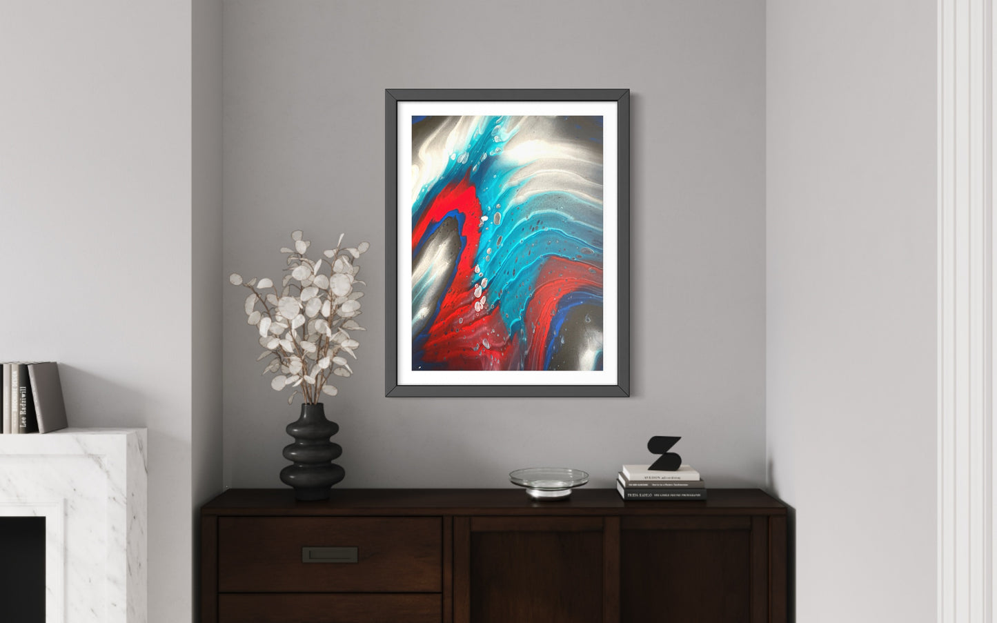 Red Swan - Fine Art Print